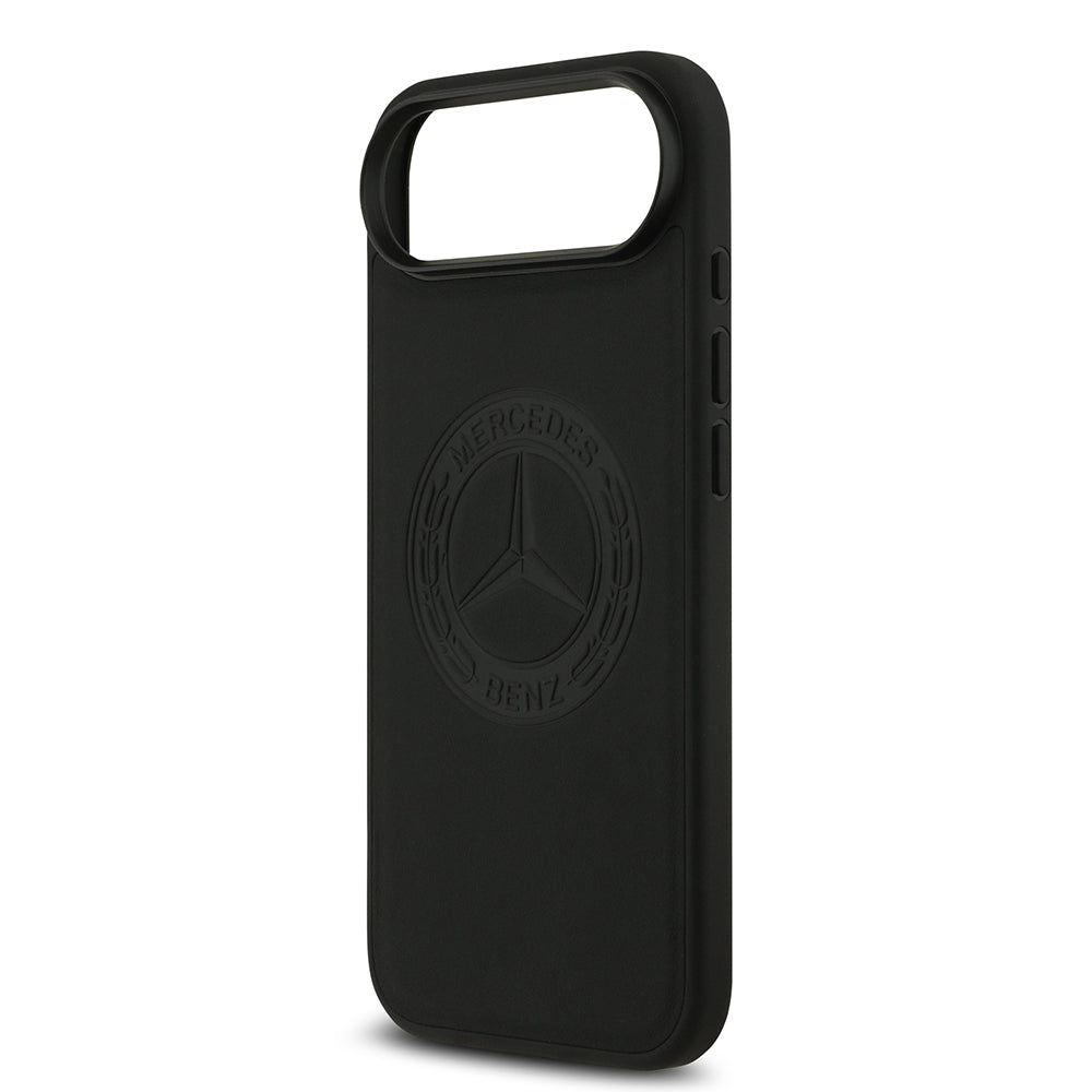 iPhone 17 Air Kılıf Mercedes Benz Orijinal Lisanslı M-safe Şarj Özellikli Hakiki Deri Nostaljik Yıldız Dizayn Kılıf