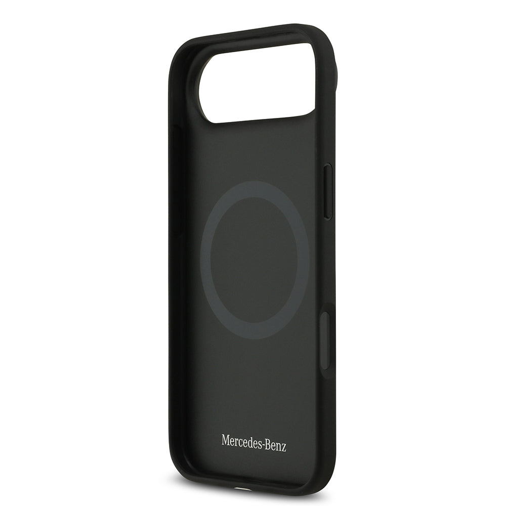 iPhone 17 Air Kılıf Mercedes Benz Orijinal Lisanslı M-safe Şarj Özellikli Hakiki Deri Nostaljik Yıldız Dizayn Kılıf