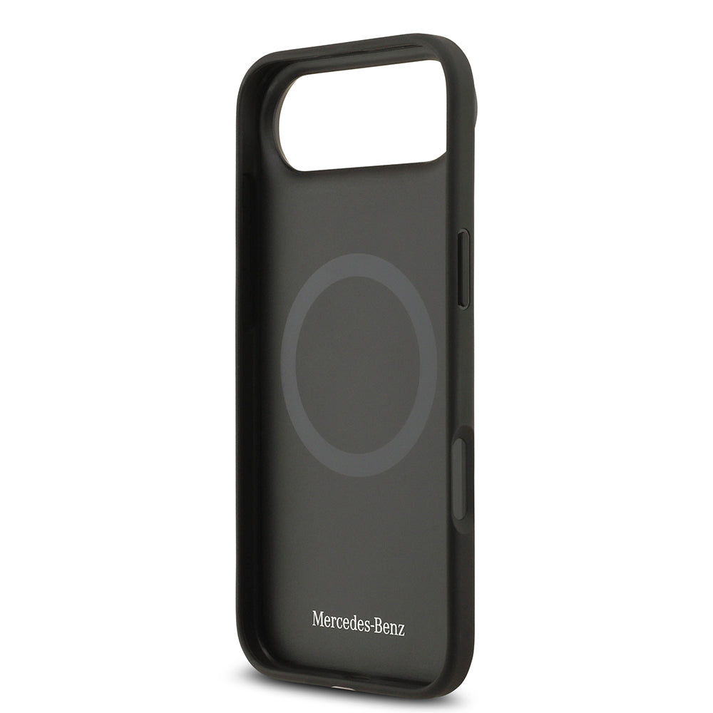 iPhone 17 Air Kılıf Mercedes Benz Orijinal Lisanslı M-safe Şarj Özellikli Hakiki Deri Nostaljik Yıldız Dizayn Kılıf