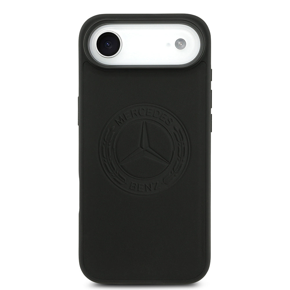 iPhone 17 Air Kılıf Mercedes Benz OrijinalLisanslı M-safe Şarj Özellikli Hakiki Deri Nostaljik Yıldız Dizayn Kılıf