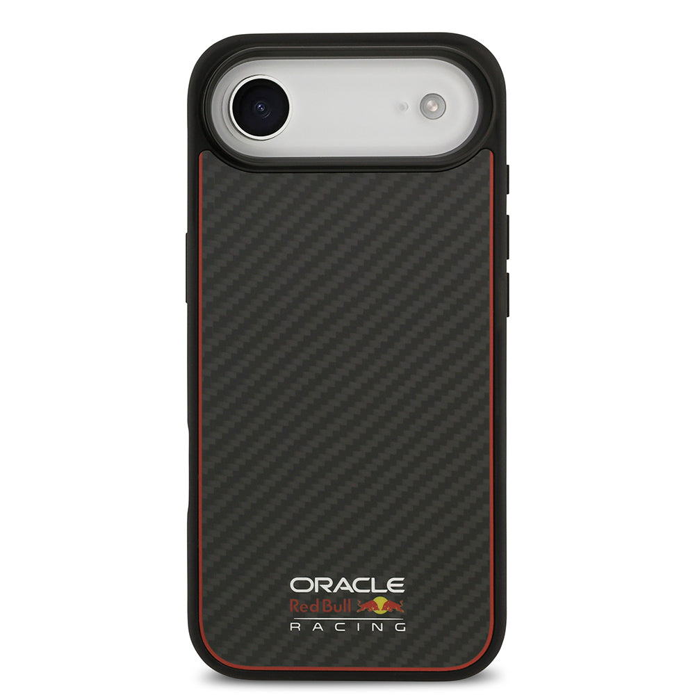 iPhone 17 Air Kılıf Redbull Orijinal Lisanslı M-safe Şarj Özellikli Karbon Fiber Parlayan Logolu Kılıf
