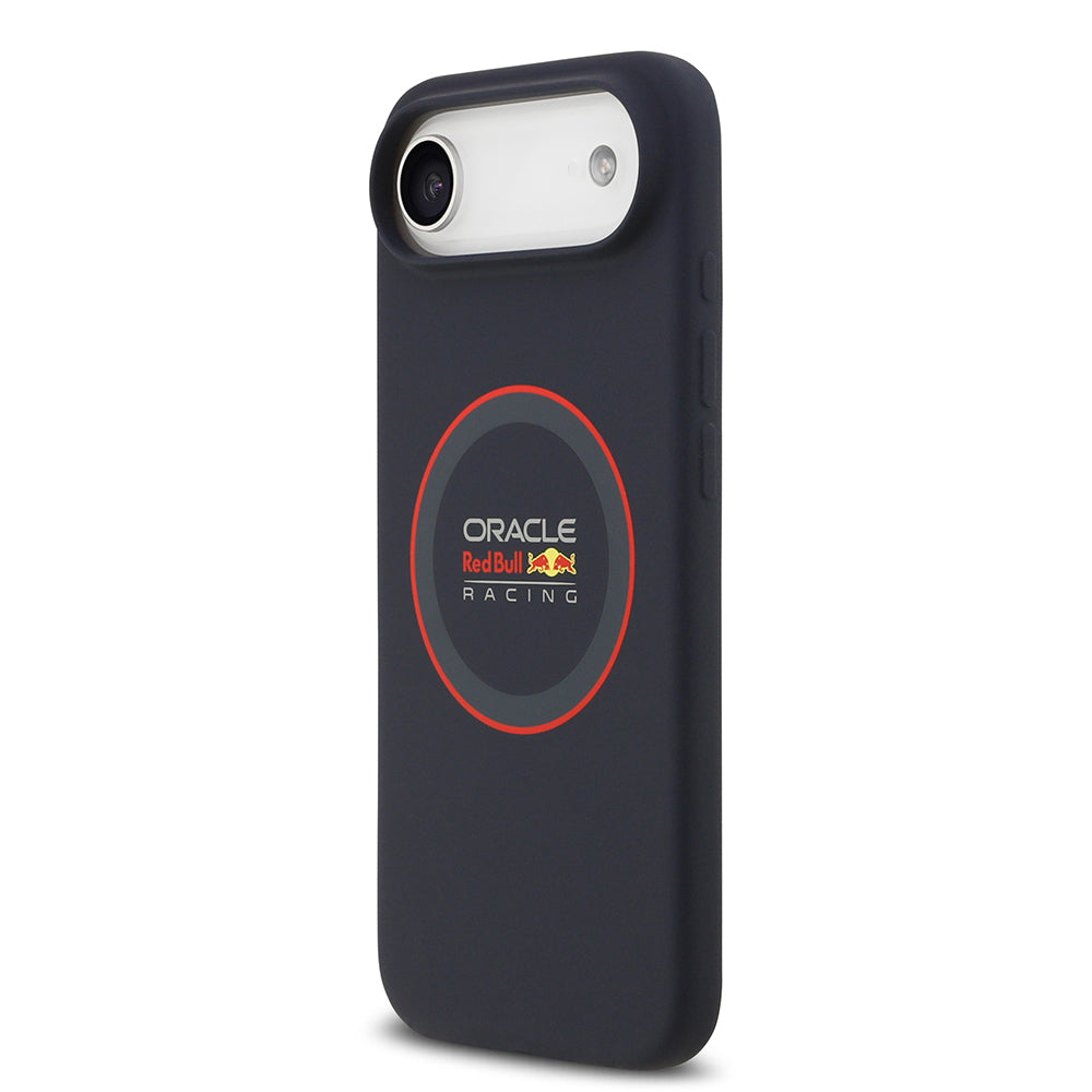iPhone 17 Air Kılıf Redbull Orijinal Lisanslı M-safe Şarj Özellikli Kırmızı Halka ve Logo Silikon Kılıf