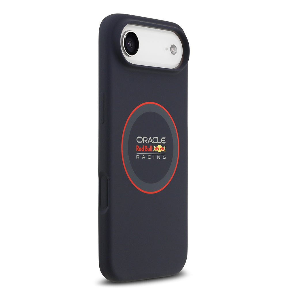 iPhone 17 Air Kılıf Redbull Orijinal Lisanslı M-safe Şarj Özellikli Kırmızı Halka ve Logo Silikon Kılıf