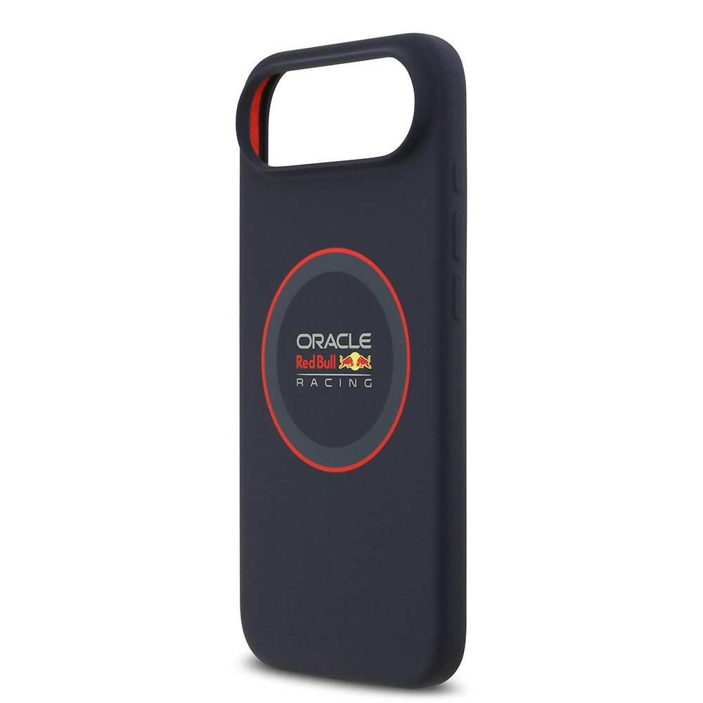 iPhone 17 Air Kılıf Redbull Orijinal Lisanslı M-safe Şarj Özellikli Kırmızı Halka ve Logo Silikon Kılıf