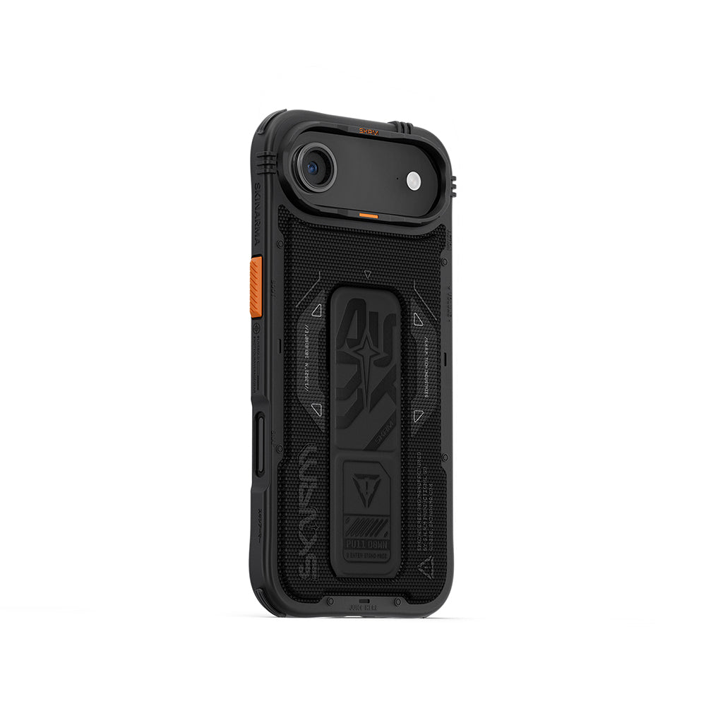 iPhone 17 Air Kılıf SkinArma M-safe Şarj Özellikli Airbag Tasarımlı Standlı Phantom Kılıf