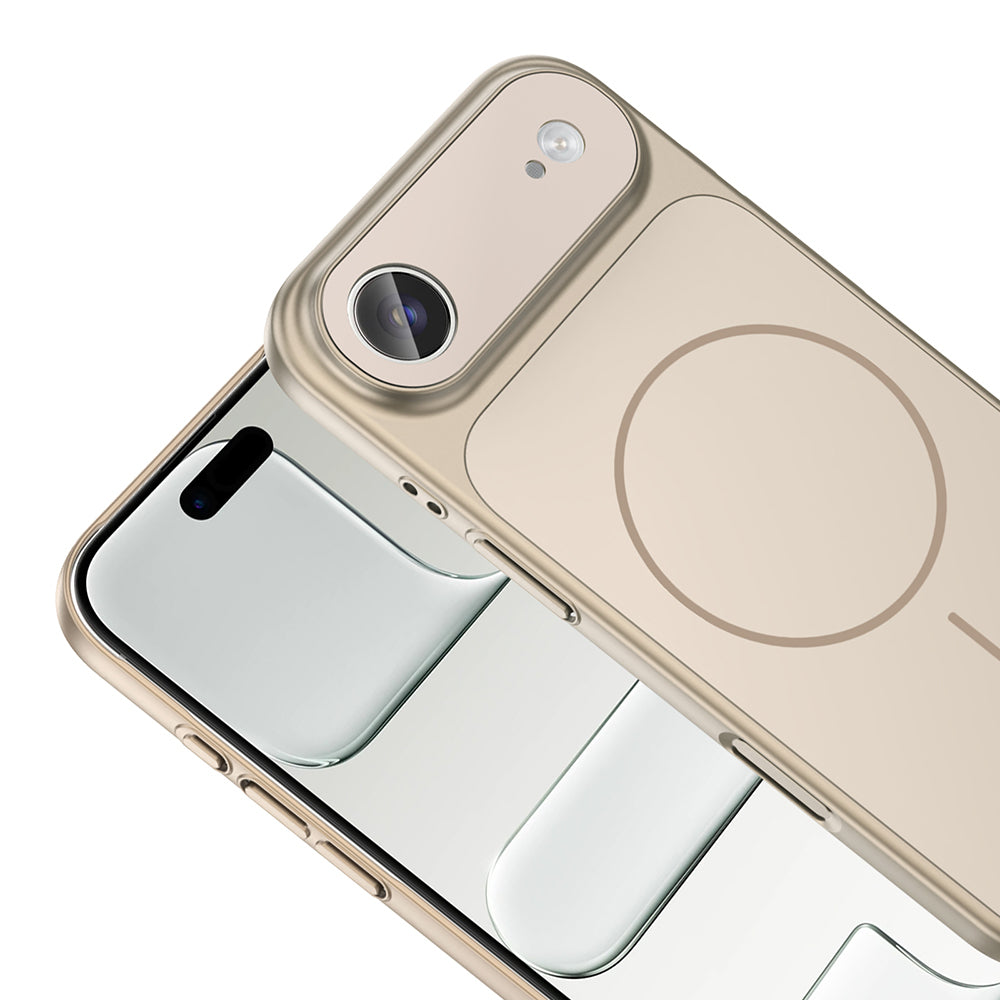 iPhone 17 Air Kılıf Zore M-Safe Şarj Özellikli Kamera Korumalı Formen Kılıf