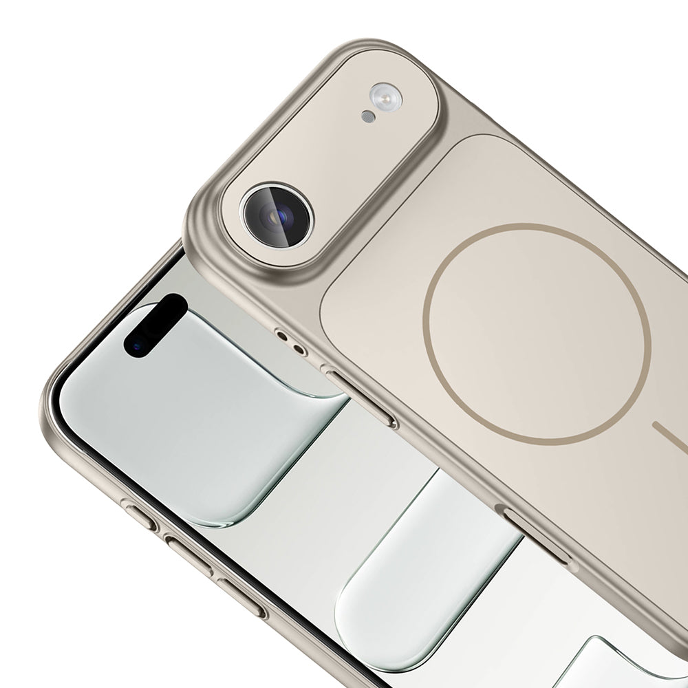 iPhone 17 Air Kılıf Zore M-Safe Şarj Özellikli Kamera Korumalı Formen Kılıf