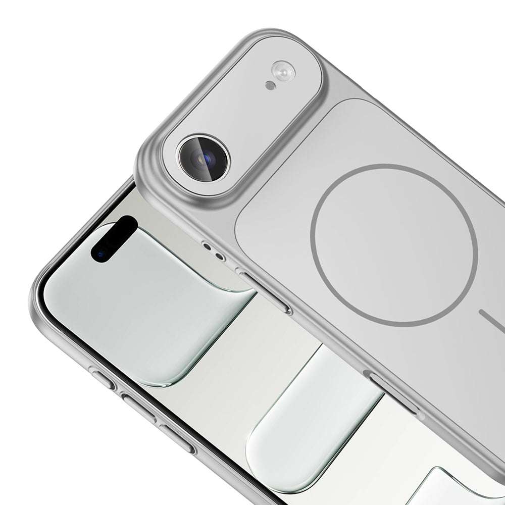 iPhone 17 Air Kılıf Zore M-Safe Şarj Özellikli Kamera Korumalı Formen Kılıf