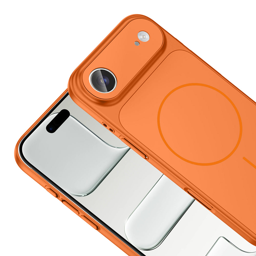 iPhone 17 Air Kılıf Zore M-Safe Şarj Özellikli Kamera Korumalı Formen Kılıf