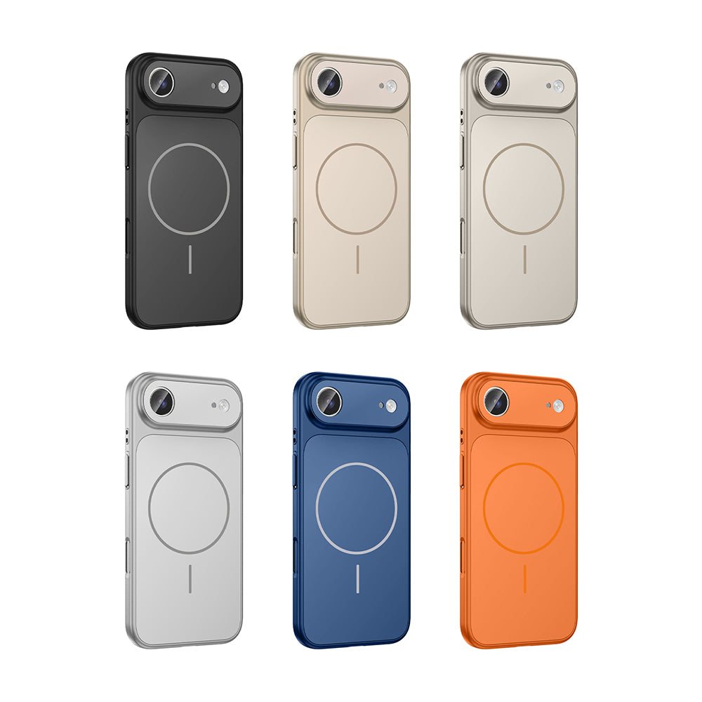 iPhone 17 Air Kılıf Zore M-Safe Şarj Özellikli Kamera Korumalı Formen Kılıf