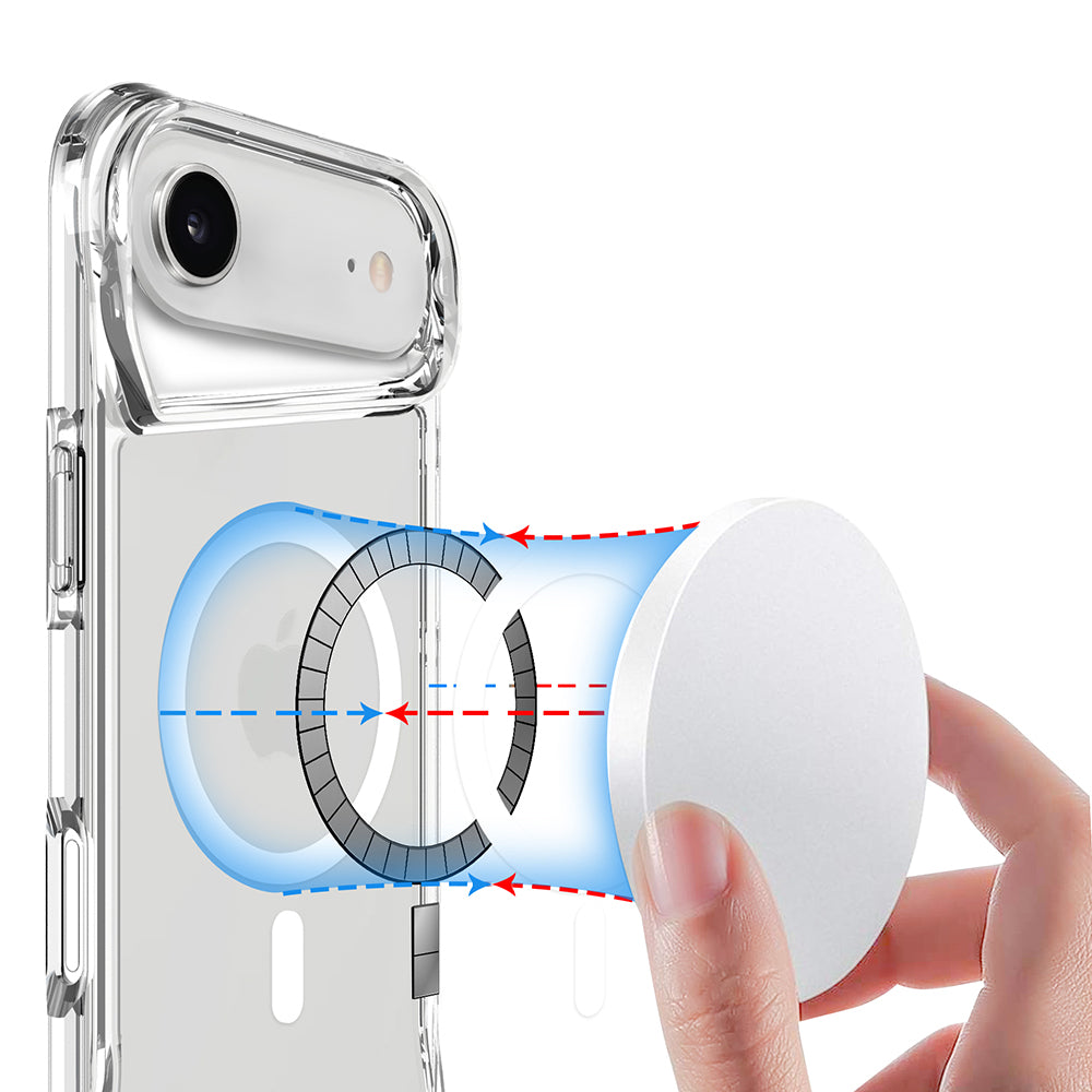 iPhone 17 Air Kılıf Zore M-safe Şarj Özellikli T-Max M-safe Kılıf