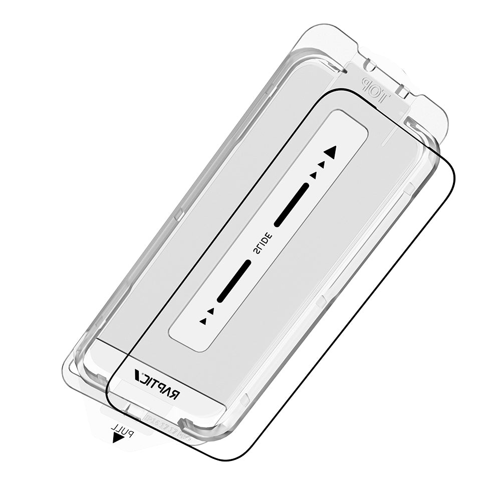 iPhone 17 Air Raptic Air Glass 2.5D Ekran Koruyucu 2 Adet + Kolay Uygulama Aparatlı