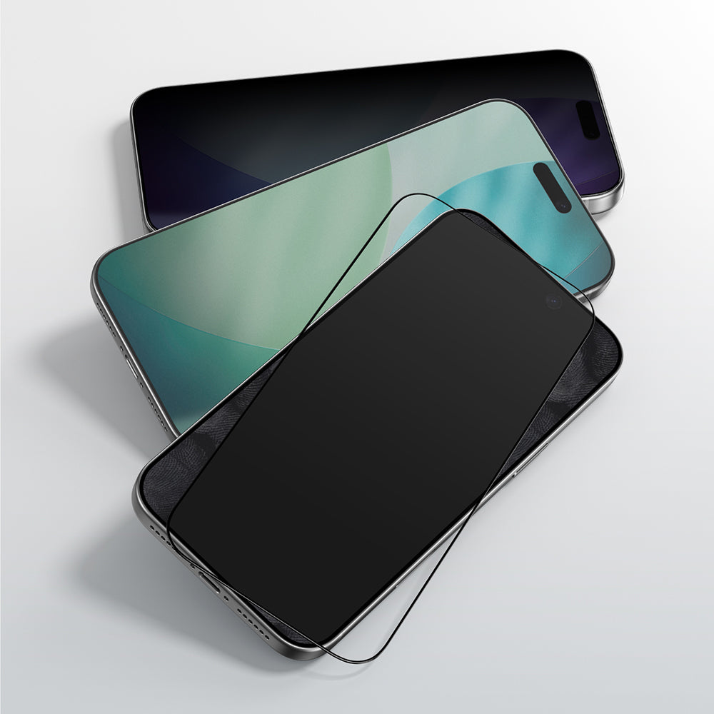 iPhone 17 Amazingthing Radix Parmak İzi Bırakmayan Temperli Cam Ekran Koruyucu