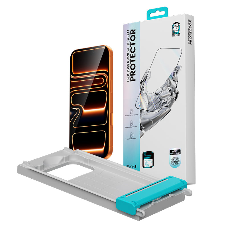iPhone 17 Benks Glass Warrior 2.0 AR-EZFita Cam Ekran Koruyucu + Kolay Uygulama Aparatı