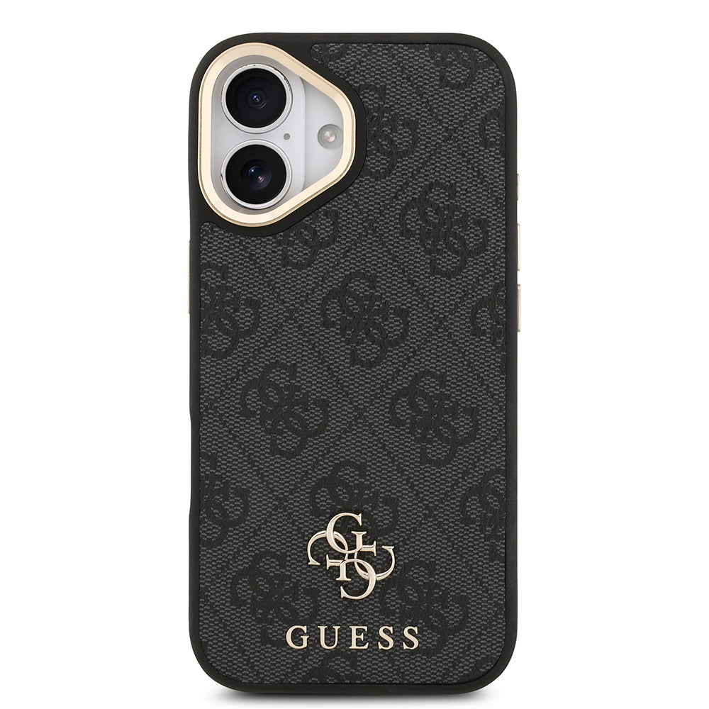 iPhone 17 Guess Orijinal Lisanslı 4G ve Yazı Logolu Kılıf + Ekran Koruyucu + Lens Koruyucu 3in1 Aksesuar Seti