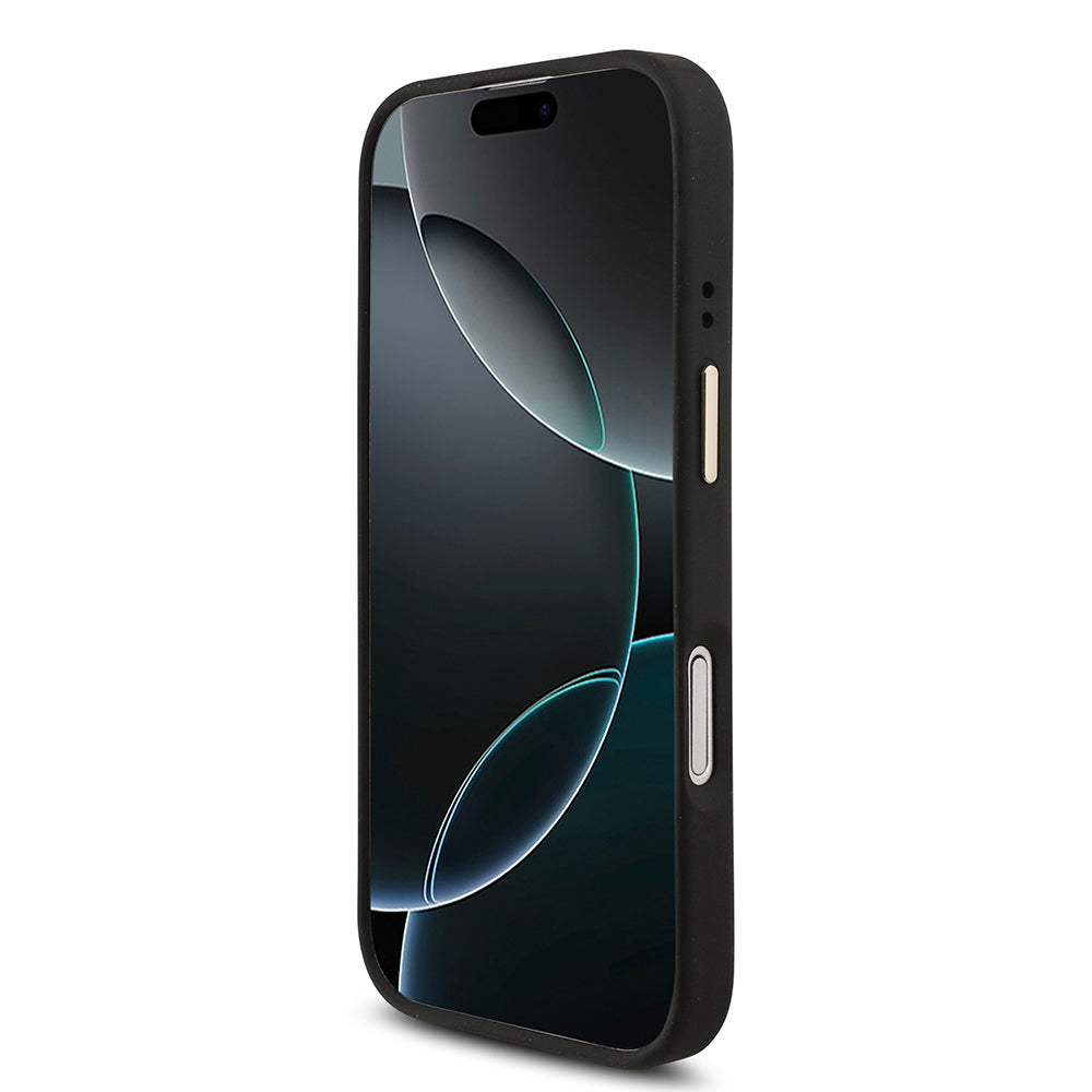 iPhone 17 Guess Orijinal Lisanslı 4G ve Yazı Logolu Kılıf + Ekran Koruyucu + Lens Koruyucu 3in1 Aksesuar Seti