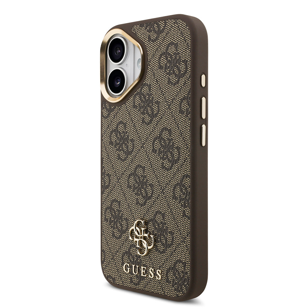 iPhone 17 Guess Orijinal Lisanslı 4G ve Yazı Logolu Kılıf + Ekran Koruyucu + Lens Koruyucu 3in1 Aksesuar Seti