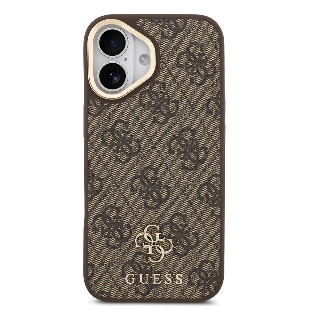 iPhone 17 Guess Orijinal Lisanslı 4G ve Yazı Logolu Kılıf + Ekran Koruyucu + Lens Koruyucu 3in1 Aksesuar Seti