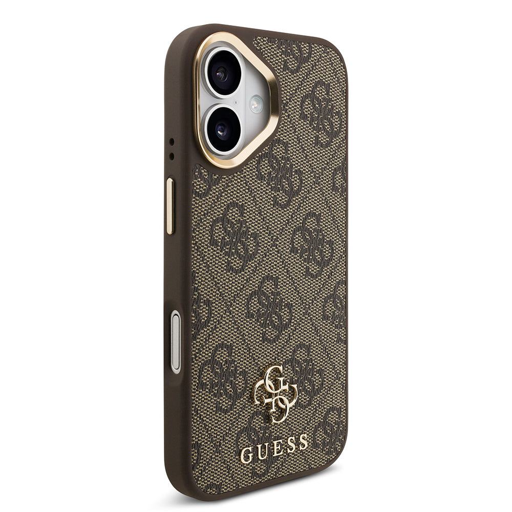 iPhone 17 Guess Orijinal Lisanslı 4G ve Yazı Logolu Kılıf + Ekran Koruyucu + Lens Koruyucu 3in1 Aksesuar Seti