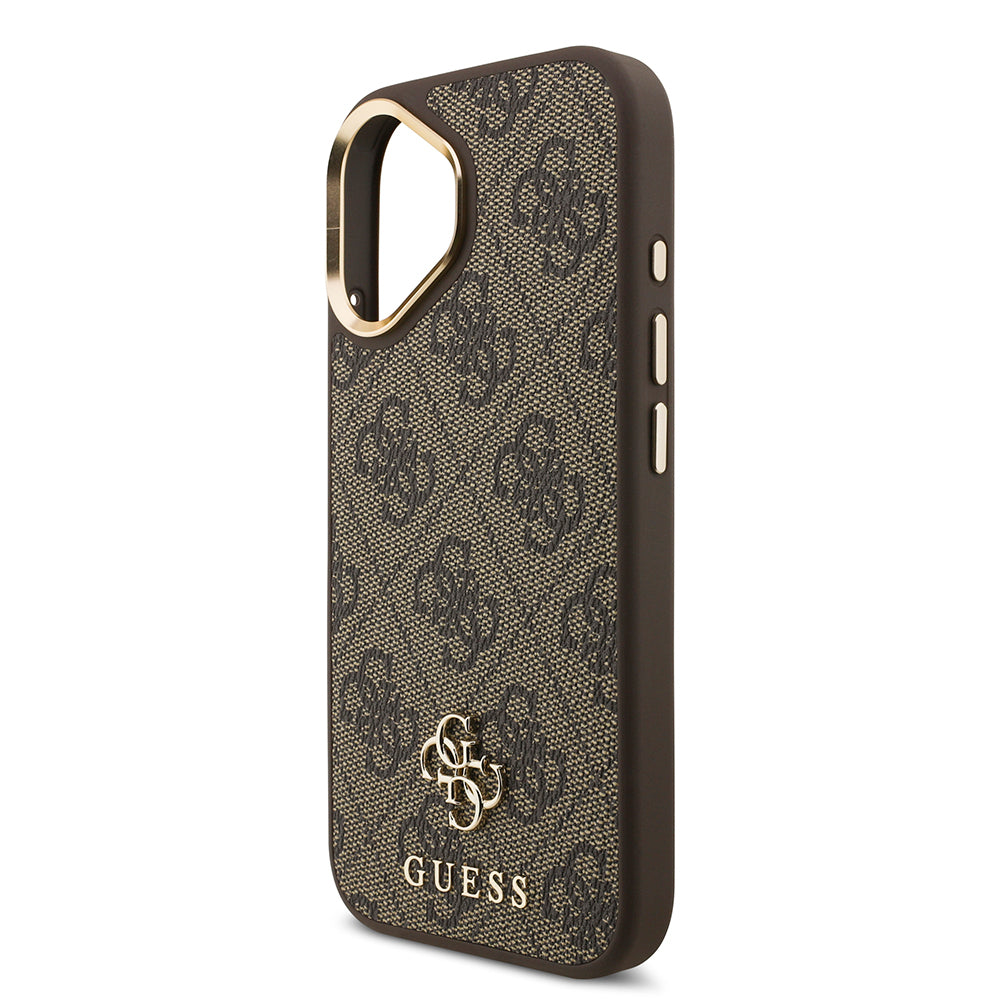 iPhone 17 Guess Orijinal Lisanslı 4G ve Yazı Logolu Kılıf + Ekran Koruyucu + Lens Koruyucu 3in1 Aksesuar Seti