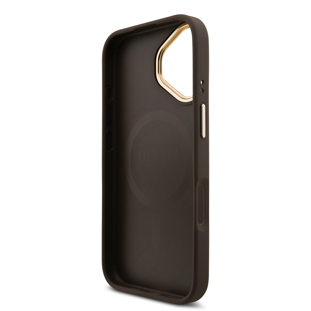 iPhone 17 Guess Orijinal Lisanslı 4G ve Yazı Logolu Kılıf + Ekran Koruyucu + Lens Koruyucu 3in1 Aksesuar Seti