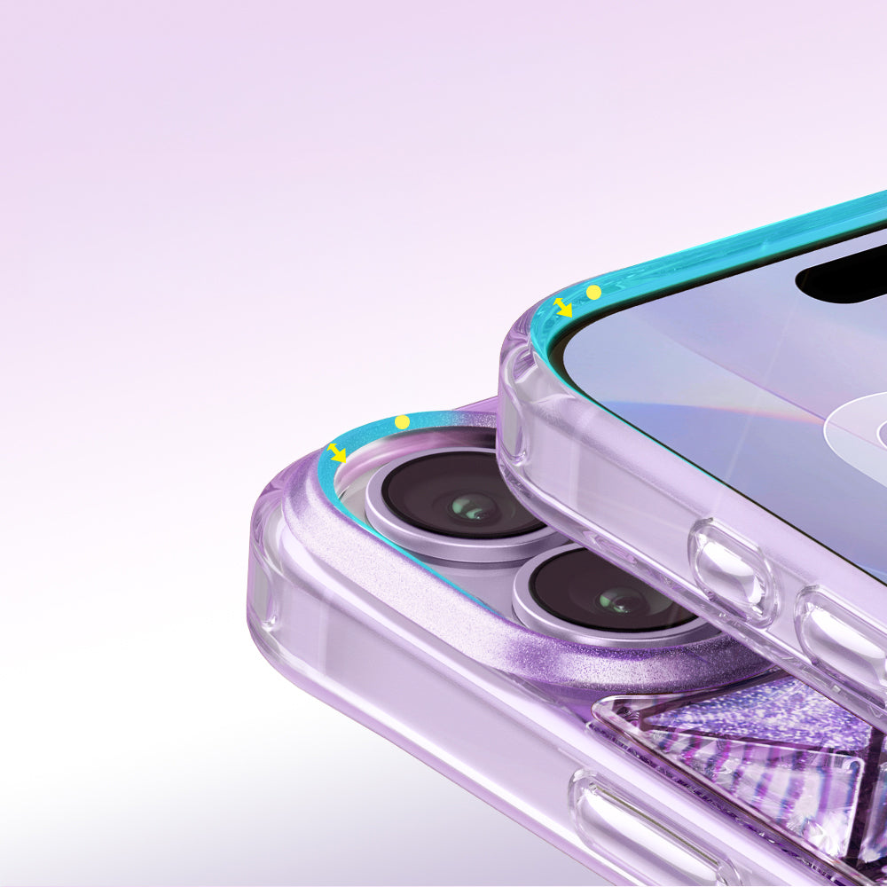 iPhone 17 Kılıf 3D Buz Blok Desenli Zore Paris Kairo TPU Kılıf