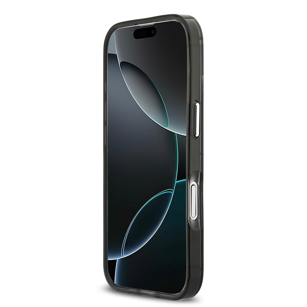 iPhone 17 Kılıf Orijinal Lisanslı M-safe Şarj Özellikli Karl Lagerfeld IML Baskılı Monogram Dizayn Kılıf