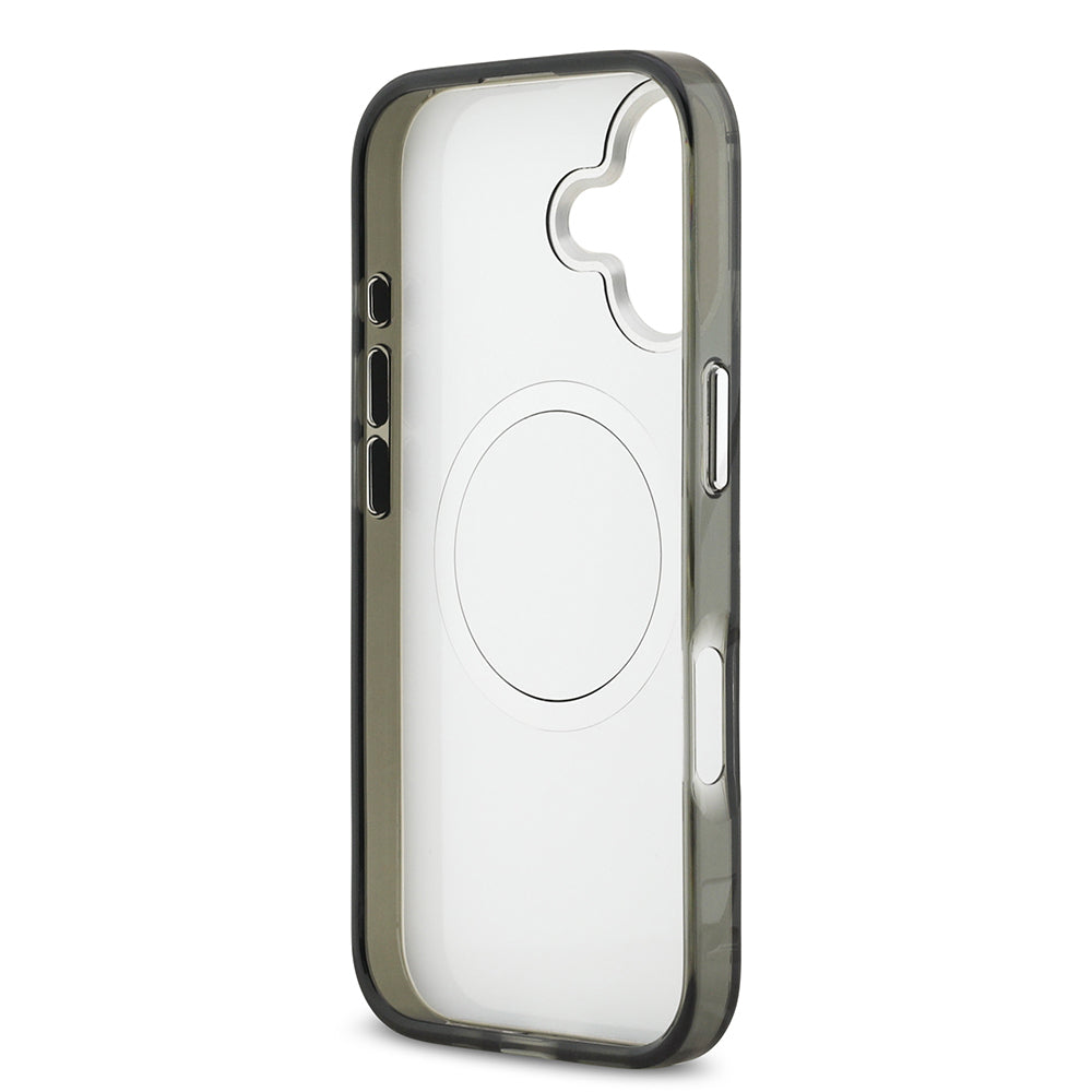 iPhone 17 Kılıf Orijinal Lisanslı M-safe Şarj Özellikli Karl Lagerfeld IML Baskılı Monogram Dizayn Kılıf