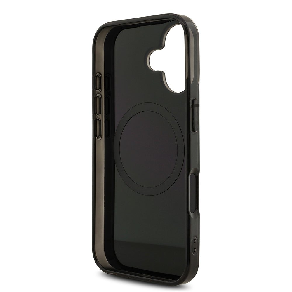 iPhone 17 Kılıf AMG Orijinal Lisanslı Çift Katmanlı Büyük Logolu Petek Desenli Kılıf