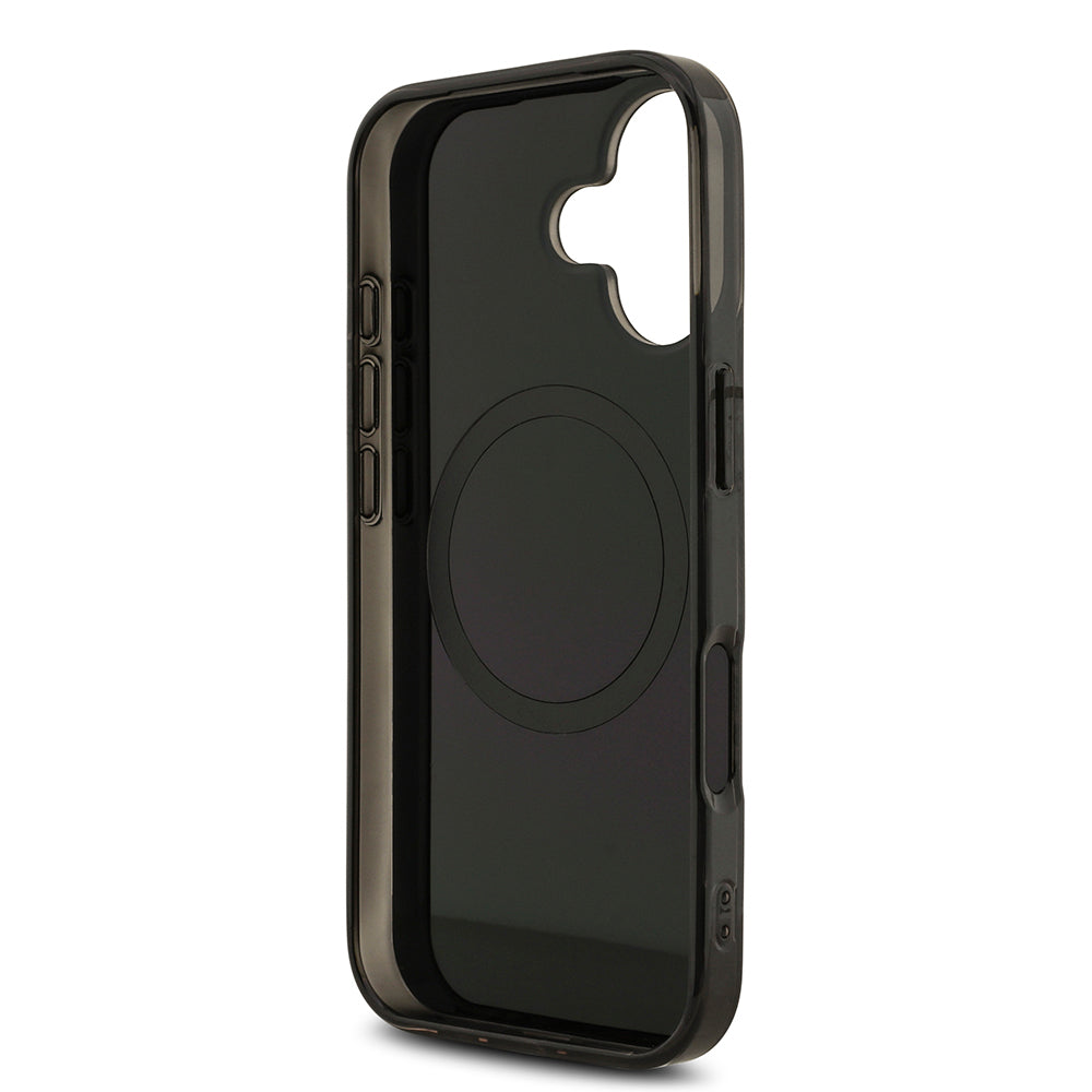 iPhone 17 Kılıf AMG Orijinal Lisanslı M-safe Şarj Özellikli Çift Katmanlı Kırmızı Çapraz Çizgili Kılıf