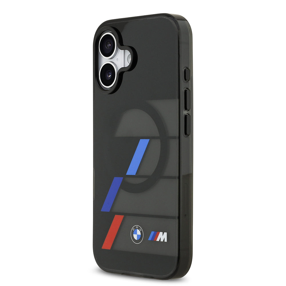 iPhone 17 Kılıf BMW Orijinal Lisanslı M-safe Şarj Özellikli IML Baskılı Üç Renkli M Dizayn Kılıf