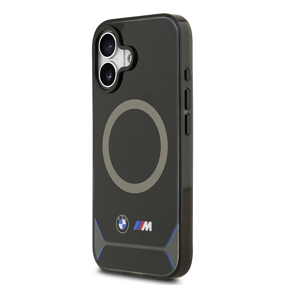 iPhone 17 Kılıf BMW Orijinal Lisanslı M-safe Şarj Özellikli Metal Buton Tasarımlı IML Baskılı M Dizayn Kılıf