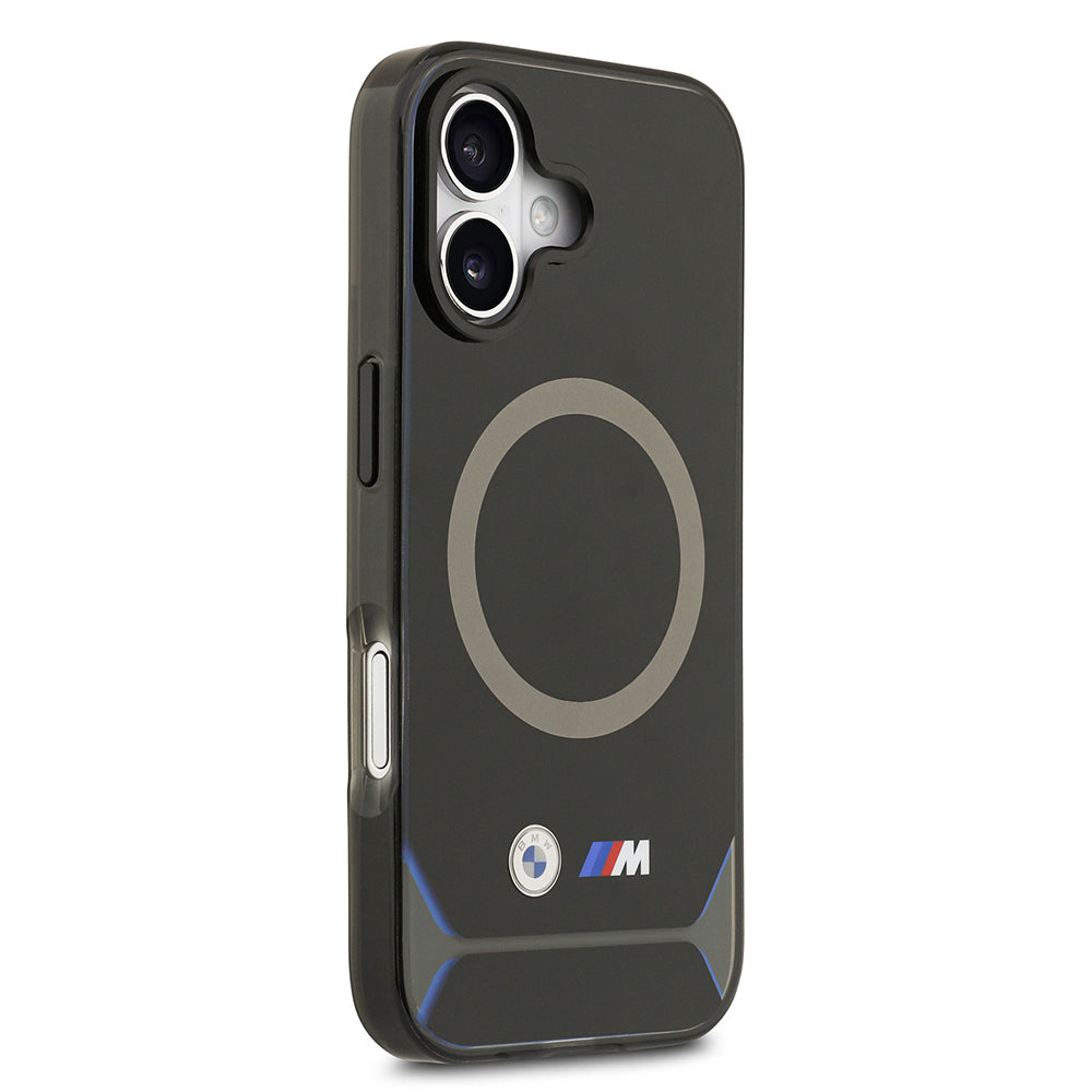 iPhone 17 Kılıf BMW Orijinal Lisanslı M-safe Şarj Özellikli Metal Buton Tasarımlı IML Baskılı M Dizayn Kılıf