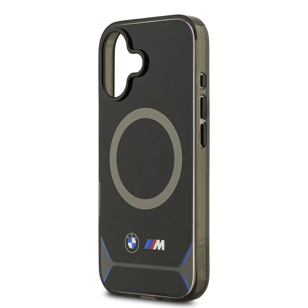 iPhone 17 Kılıf BMW Orijinal Lisanslı M-safe Şarj Özellikli Metal Buton Tasarımlı IML Baskılı M Dizayn Kılıf
