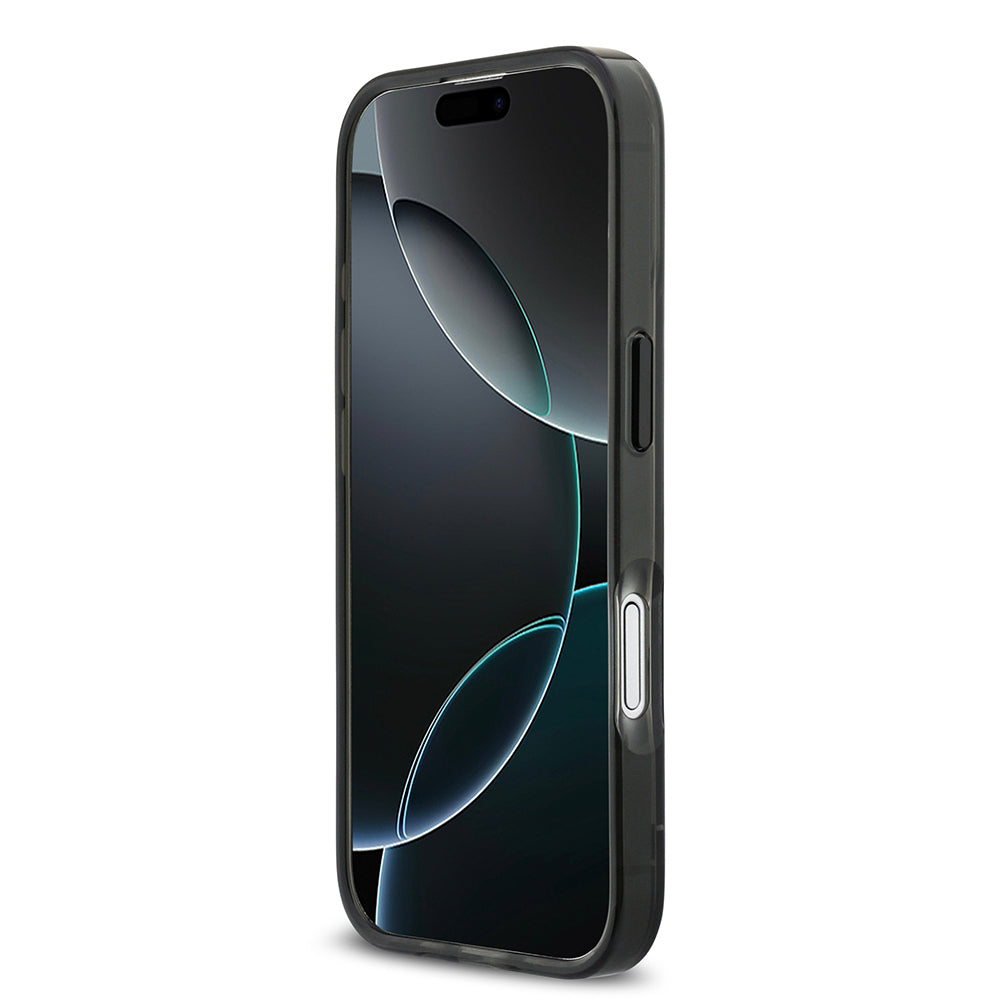 iPhone 17 Kılıf BMW Orijinal Lisanslı M-safe Şarj Özellikli Metal Buton Tasarımlı Tranparan M Dizayn Kılıf