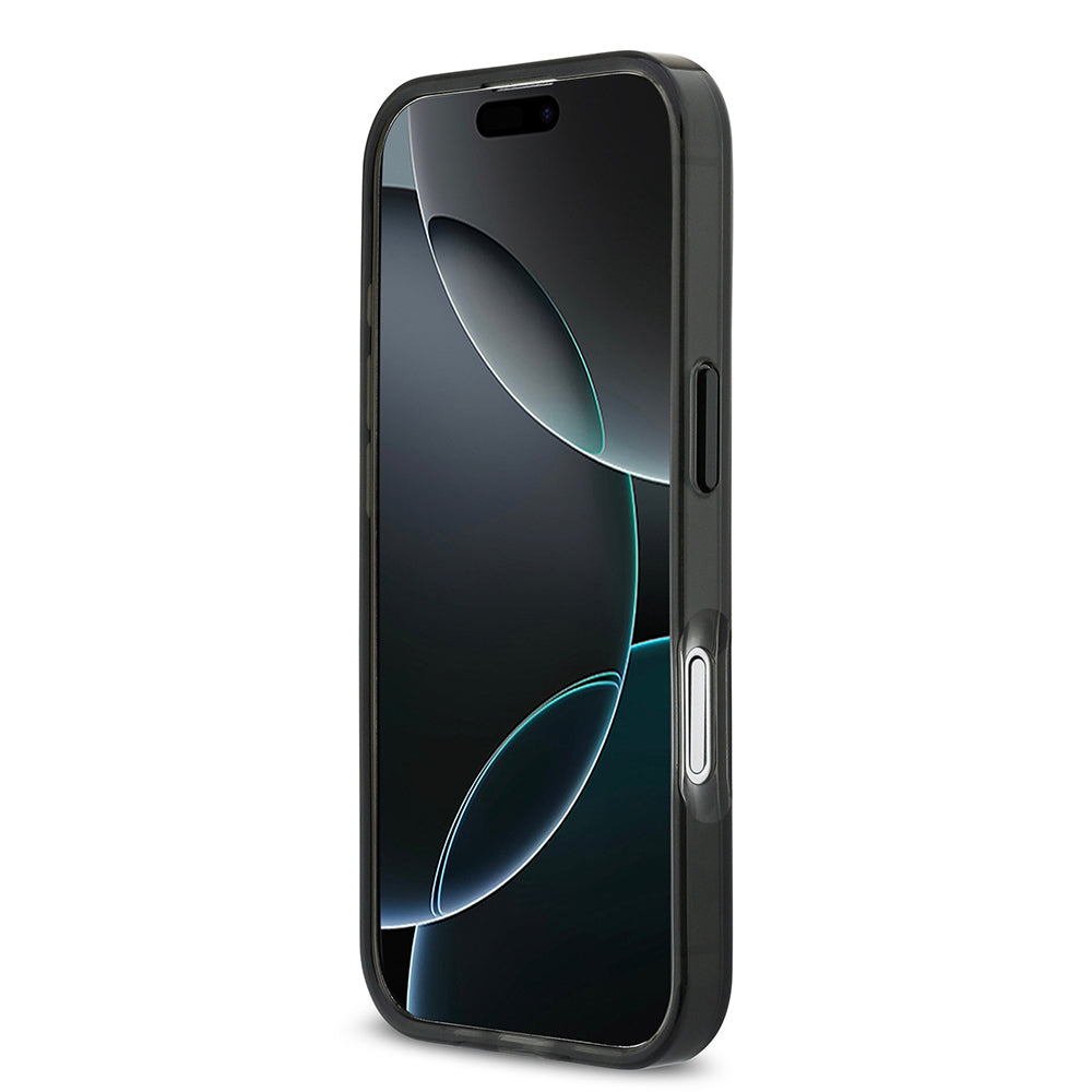 iPhone 17 Kılıf BMW Orijinal Lisanslı M-safe Şarj Özellikli Metal Kamera Butonlu Yatay Şeritli M Dizayn Kılıf