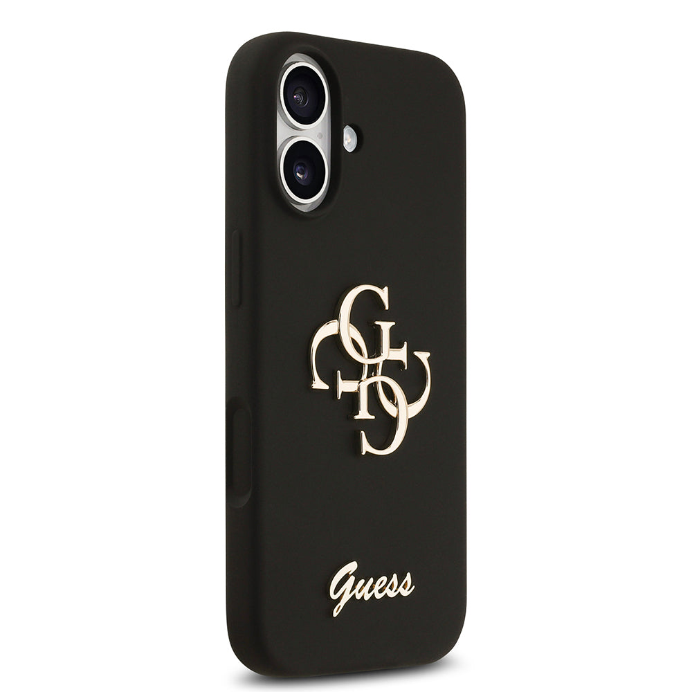 iPhone 17 Kılıf Guess Orijinal Lisanslı Grained Yazı Logolu Kılıf
