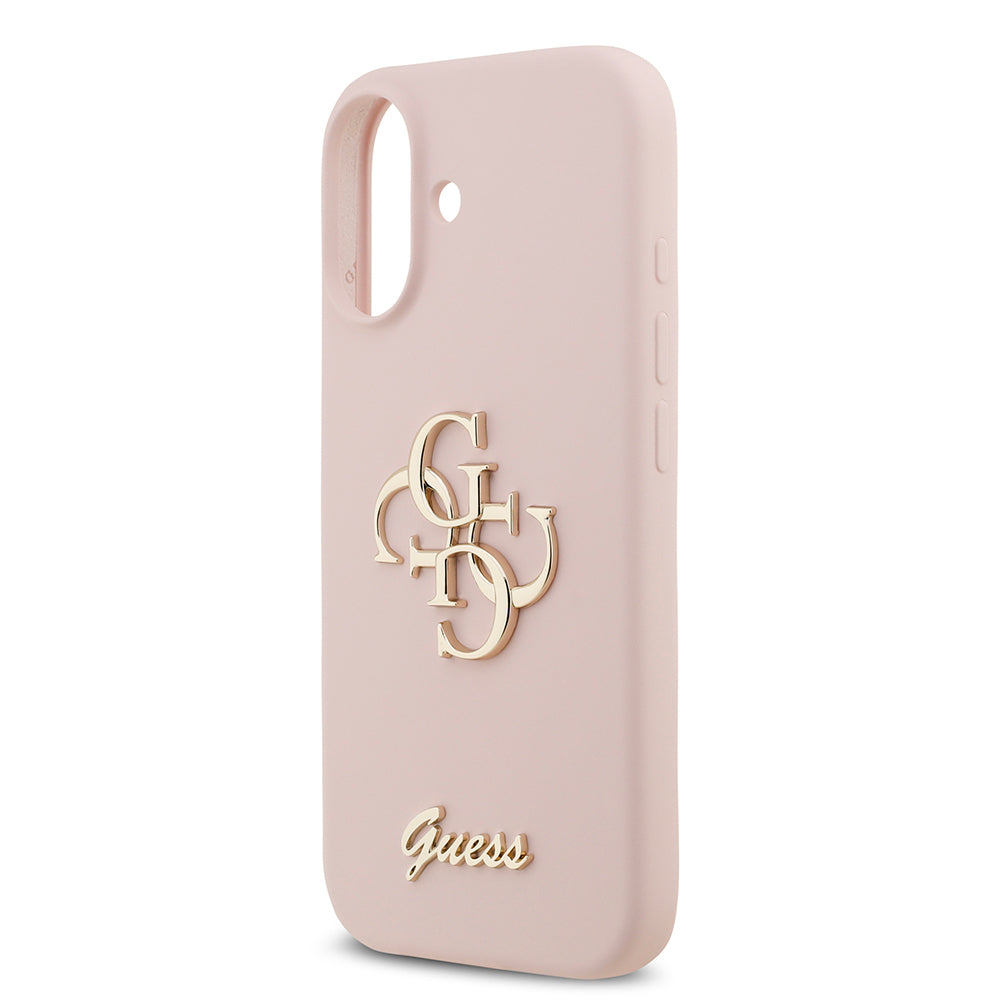 iPhone 17 Kılıf Guess Orijinal Lisanslı Grained Yazı Logolu Kılıf