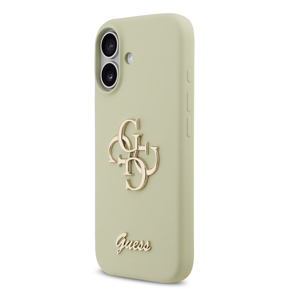 iPhone 17 Kılıf Guess Orijinal Lisanslı Grained Yazı Logolu Kılıf