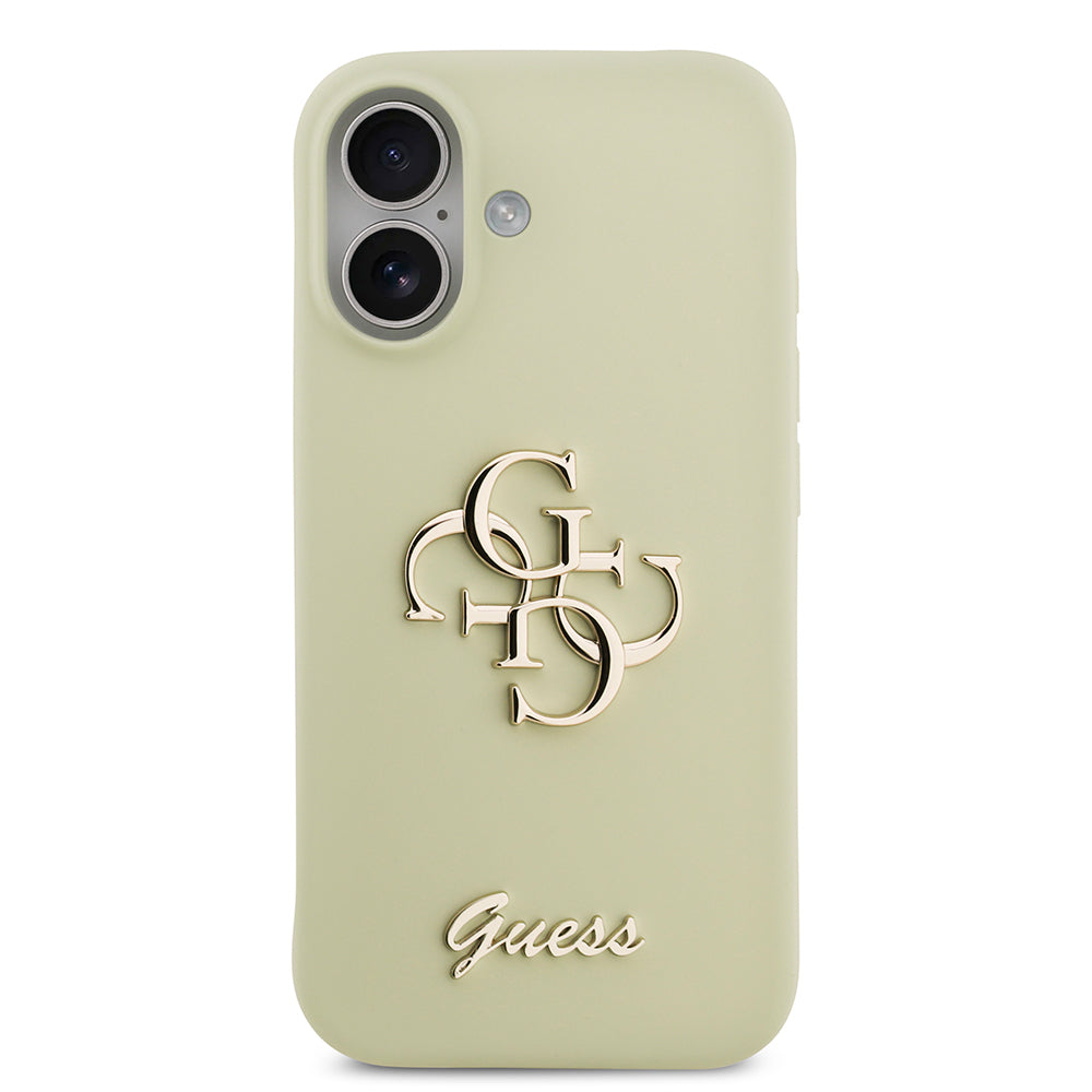 iPhone 17 Kılıf Guess Orijinal Lisanslı Grained Yazı Logolu Kılıf
