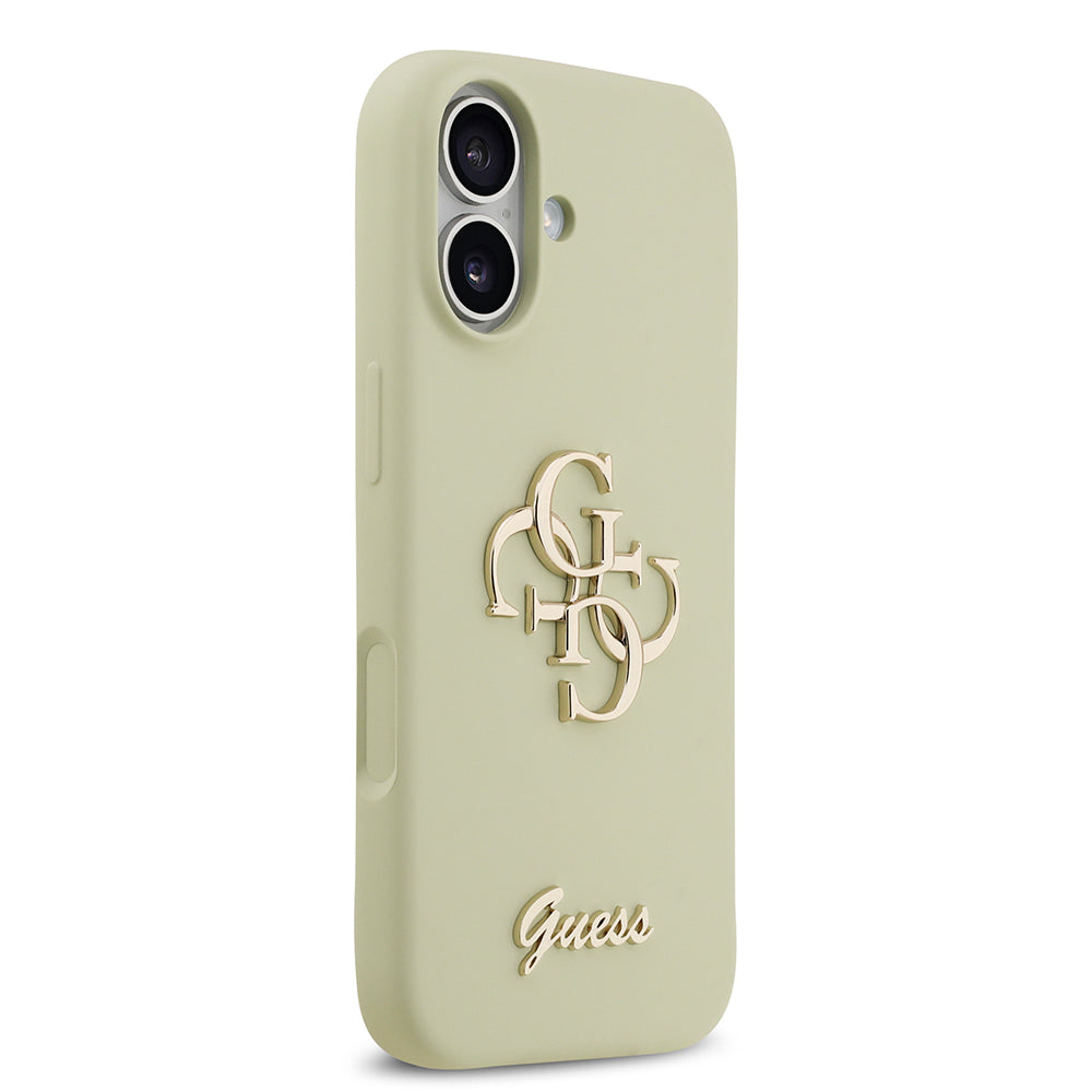 iPhone 17 Kılıf Guess Orijinal Lisanslı Grained Yazı Logolu Kılıf