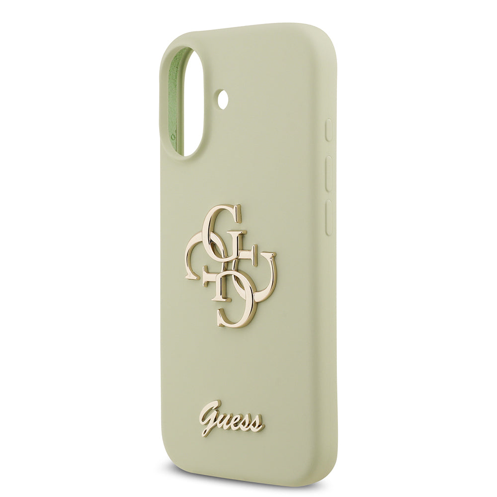iPhone 17 Kılıf Guess Orijinal Lisanslı Grained Yazı Logolu Kılıf