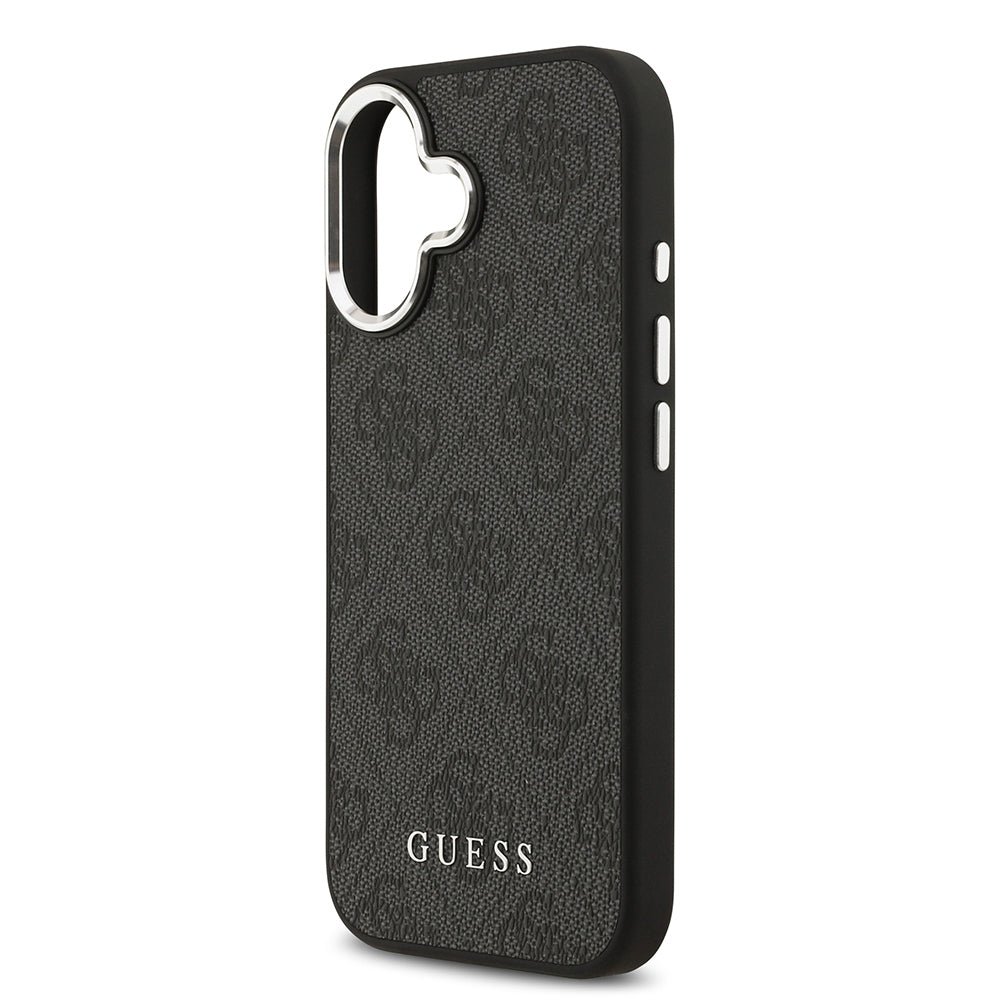 iPhone 17 Kılıf Guess Orijinal Lisanslı M-safe Şarj Özellikli 4G Klasik Yazı Logolu Kılıf
