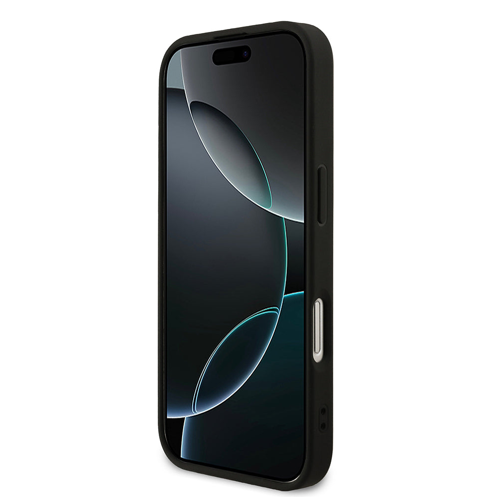 iPhone 17 Kılıf Guess Orijinal Lisanslı M-safe Şarj Özellikli Yazı Logolu PU Deri Kılıf