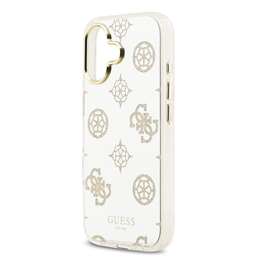 iPhone 17 Kılıf Guess Orijinal Lisanslı Metal Kamera Çerçeveli Simli Aynalı Kılıf