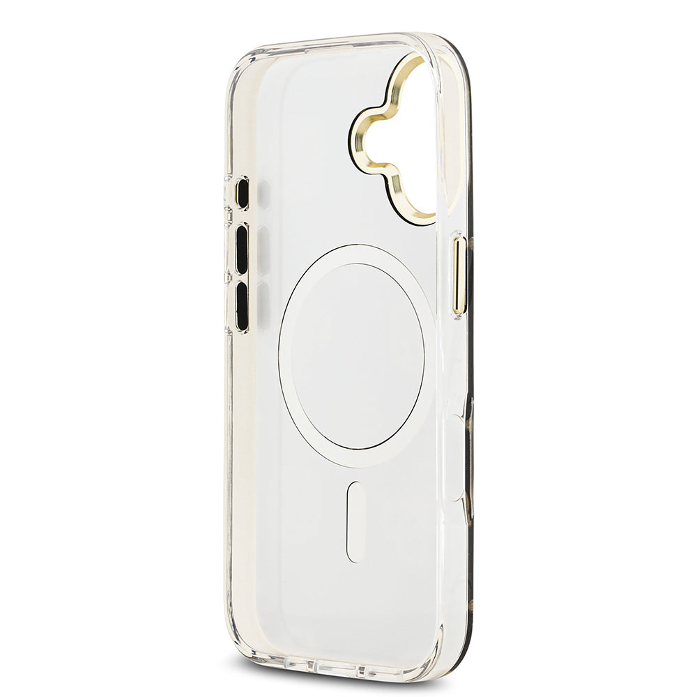 iPhone 17 Kılıf Guess Orijinal Lisanslı Metal Kamera Çerçeveli Simli Aynalı Kılıf