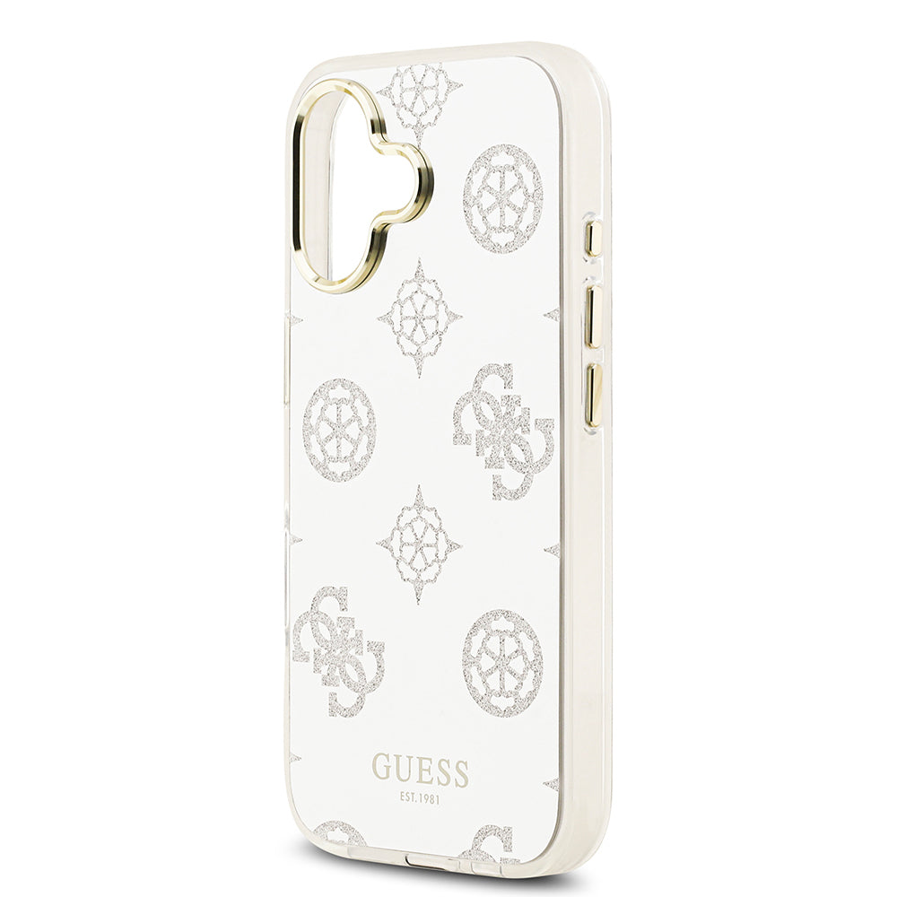 iPhone 17 Kılıf Guess Orijinal Lisanslı Metal Kamera Çerçeveli Simli Aynalı Kılıf