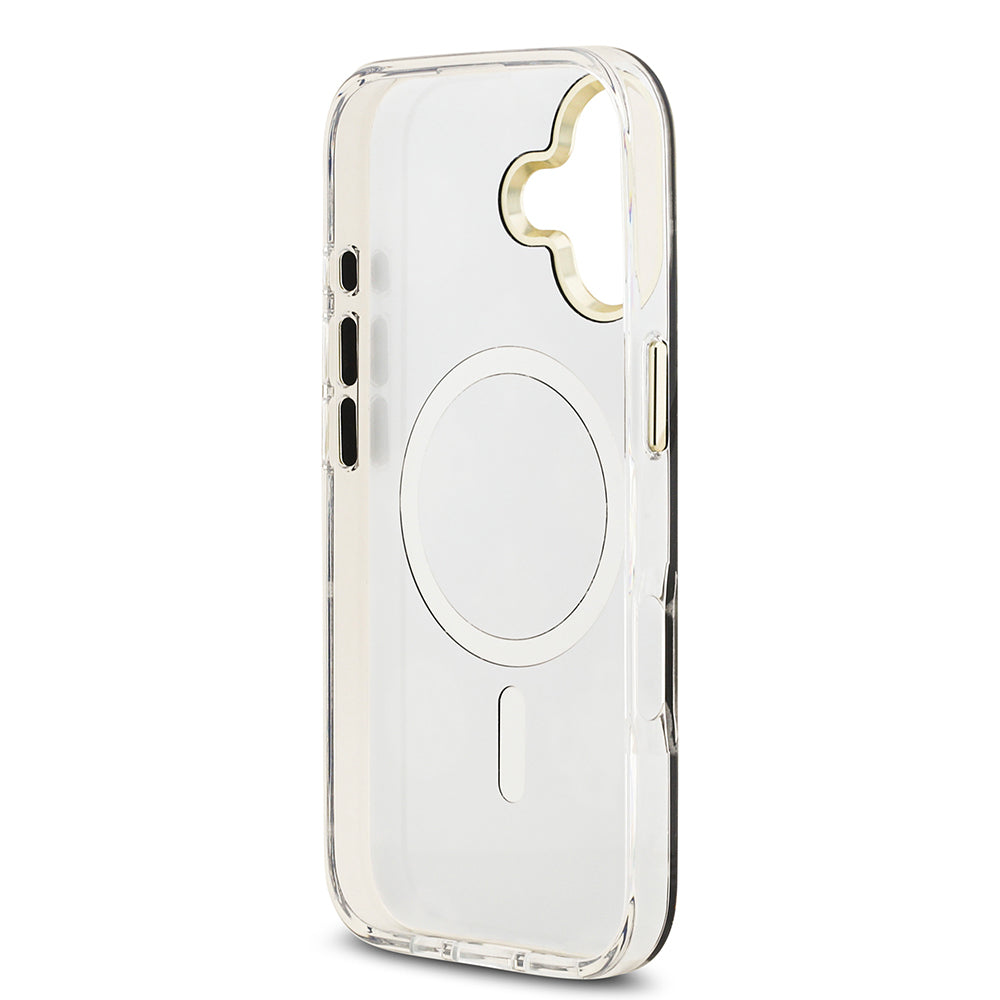 iPhone 17 Kılıf Guess Orijinal Lisanslı Metal Kamera Çerçeveli Simli Aynalı Kılıf
