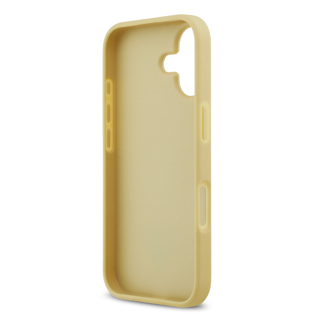 iPhone 17 Kılıf Guess Orijinal Lisanslı Taşlı Arka Yüzey Üçgen Logolu Kılıf