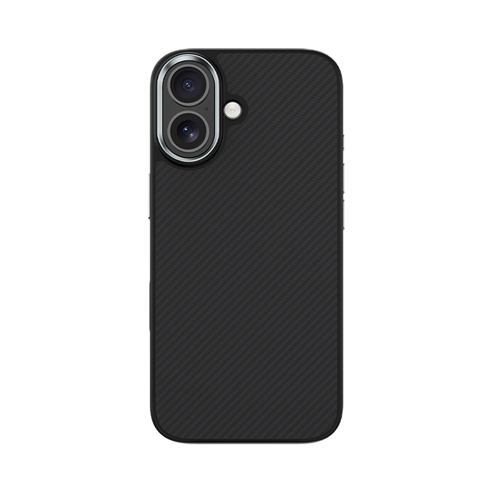 iPhone 17 Kılıf Karbon Fiber M-safe Şarj Özellikli Benks Hybrid ArmorPro 600D Kevlar Kılıf